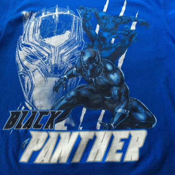 Marvel Avengers Black Panther Tshirt Boys Sz XS - Picture 2 of 8